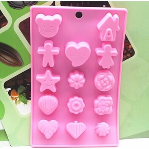 Silicone mold Sweetheart handmade Chocolate for Valentines Day Fondant cake mould Baking mold DIY tools