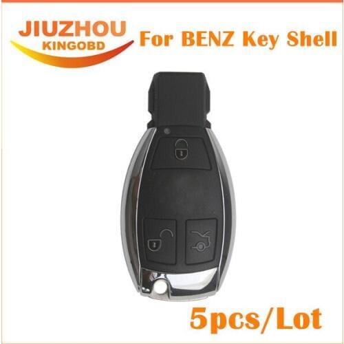 5pcs/Lot 3 Buttons Replacement Smart Remote Key Shell Cover For Benz E550 ML350 SL65 E63 G55 AMG R350 S600 C300 Fob Key Case