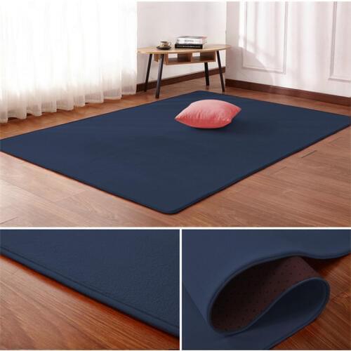 Thick coral fleece carpet living room coffee table blanket bedroom bedside mat room bed front rug Outdoor tent bottom pad