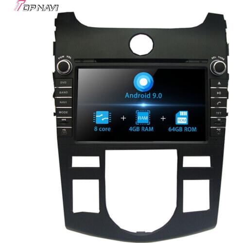 Octa Core 8'' Android 9.0 For KIA CERATO/FORTE/SHUMA/KOUP Manual Air- Conditioner version 2008 -2012 Stereo Car Radio GPS 2 Din