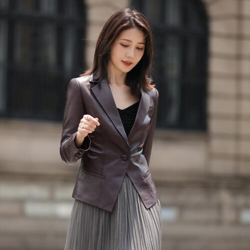 Leather Genuine Jacket 2020 Spring Autumn Jacket Women 100% Real Sheepskin Coat Female Streetwear Bomber Jackets MY3814 s