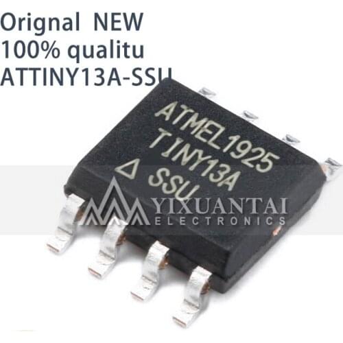 5pcs new SOP8 ATTINY13A-SSU ATTINY13A ATTINY13 ATtiny13A 20MHz 1KB SOIC-8 AVR