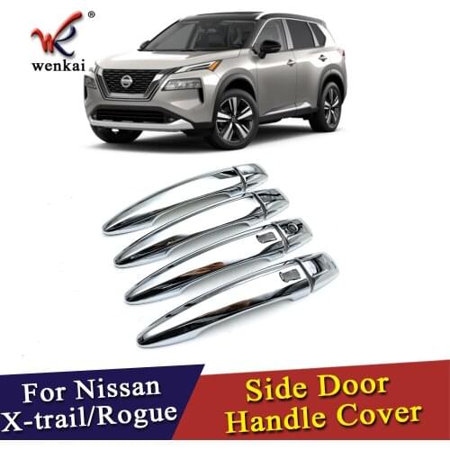 ABS Chrome For Nissan X-trail Rogue T33 2021 2022 Side Door Handle Cover Car Accessories
