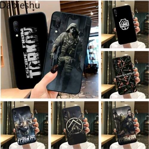 Escape from tarkov Soft black Phone Case For Vivo Y91c Y17 Y51 Y67 Y55 Y7s Y81S Y19 V17 vivos5
