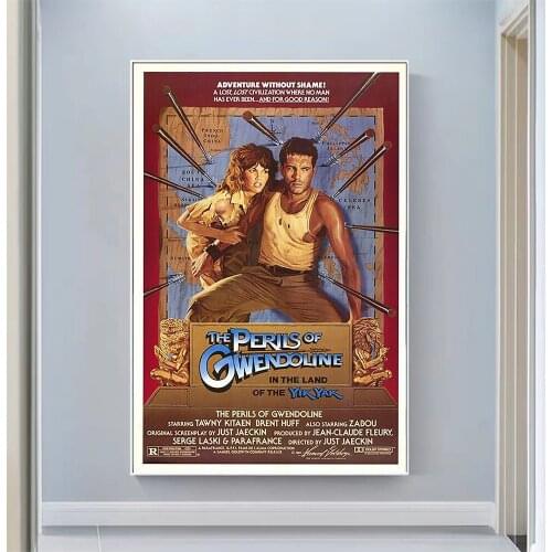 CP1500 The Perils of Gwendoline in the Land of the Yik Yak Classic Hot Movie Print Silk Fabric Poster Indoor Wall Art Decor Gift