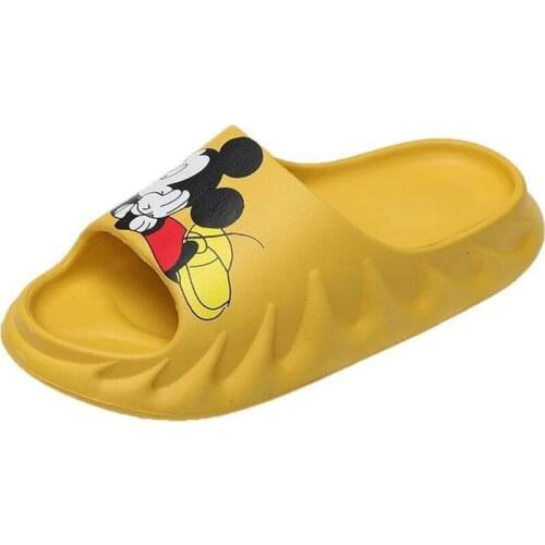 Disney children shoes Mickey Mouse Minnie girl new Korean version ins outer wear home thick-soled comfortable sandals for kids