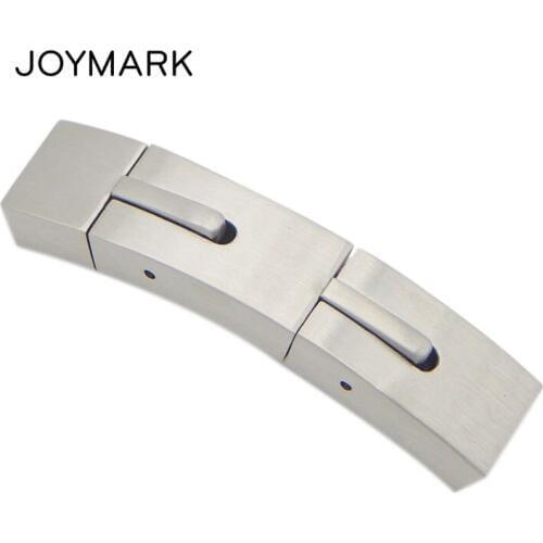 Two Parts Built-up Bent Rectangle Stainless Steel Bayonet Box Clasps For Leather Cord Bracelet Jewelry Making BXGC-157