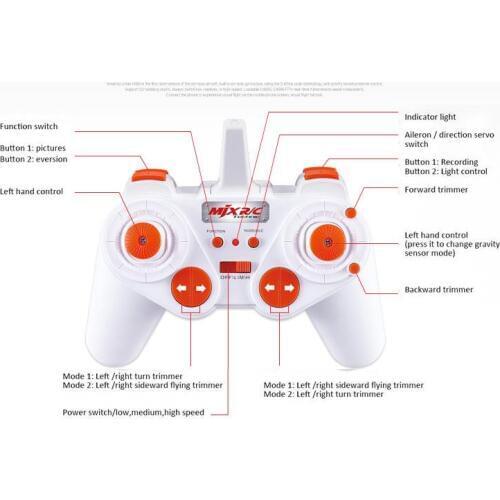 Ewellsold x800 2.4G 4ch 6 Axis RC Quadcopter RC drone parts 2.4G radio controller /transmistter/ remove controller Free shipping