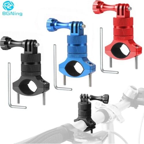 Bicycle Mount Rotatable Bike Handlebar Mount Holder Adapter Bracket for Gopro Hero 9 8 7 5 SJ6000 Accessories