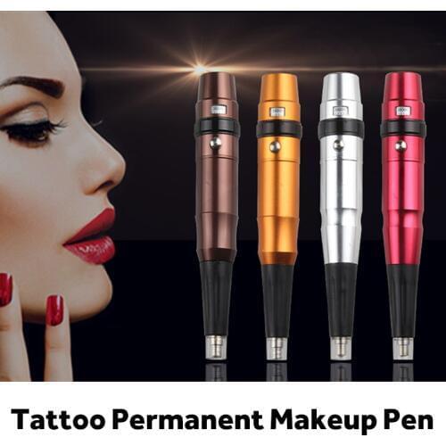 Powder Micropigmentacion Tattoo Permanent Makeup Pen Microblading Machine Eyebrow Lip Tattoo Machine Swiss Motor Pen Gun