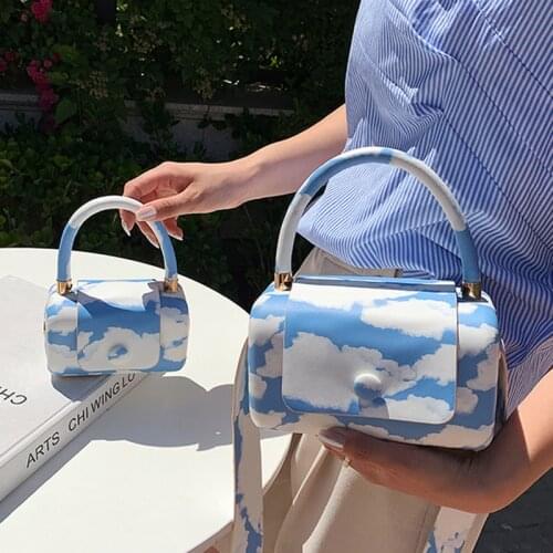 2021 Fashion Women Soft Leather Blue Messenger Bag Designer Lady Orange Shoulder Crossbody Bag Female Handbag Girl Party Bags