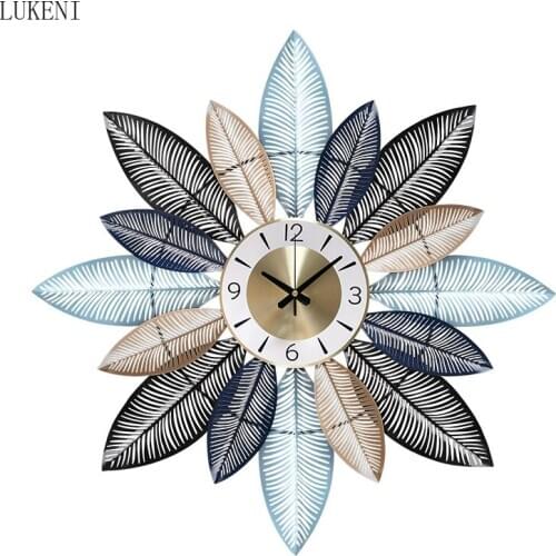 Wall Clocks Living Room Modern Minimalist Fashion Bedroom Creative Home Wall Hanging Restaurant Light Luxury Nordic Clock