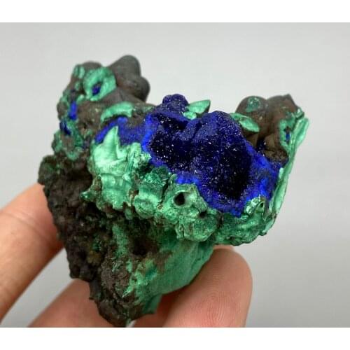 122g Natural beautiful Azurite and Malachite symbiotic mineral specimen crystal Stones and crystals Healing crystal