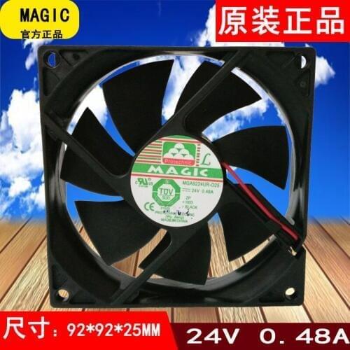 9025 24V 0.48A 9CM DC Hydraulic Cooling Fan MGA9224UR-025