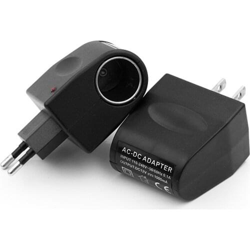 AC / DC Car Cigarette Lighter Automobile Cigarette Lighter Conversion Plug 220V To 12V Household Cigarette Lighter EU/US