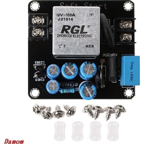 100A 4000W High-Power Soft Start Circuit Power Board for Class A Amplifier Amp Damom