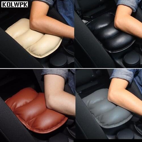 1pcs Car Armrests Cover Pad Console Arm Rest Pad For Toyota Camry Corolla RAV4 Highlander Land Cruiser PRADO Vios Prius