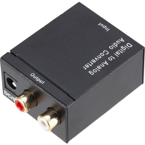 Digital Audio To Analog Audio R/L Converter SPDIF Digital Optical/coaxial To Analog