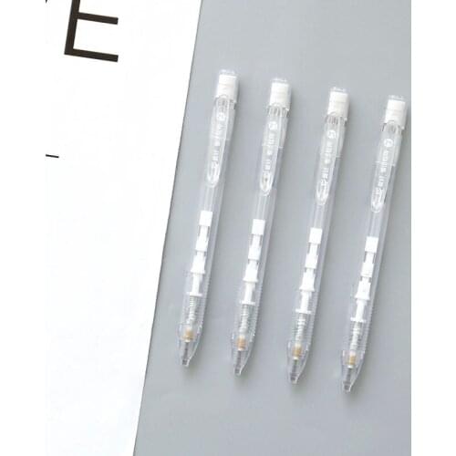 Simple Transparent Mechanical Pencil 2B Pencil Graphite Drawing Mechanical Pencil School Office Supplies Stationery
