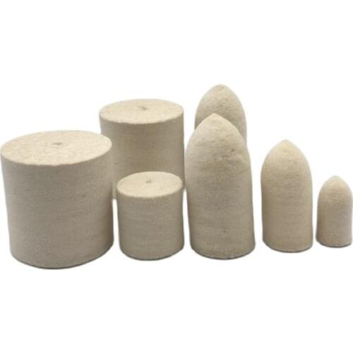 Dental Lab Laboratory Unmounted Felt Wheel Cylinder Cones Bob Point Polishing Wool Buffing Rotary Tools Dentistry Odontologia