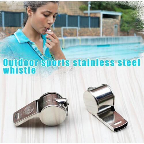 Referee Whistle Metal Whistle Stainless Steel Whistle Sports Whistle Durable and Lightweight SEC88