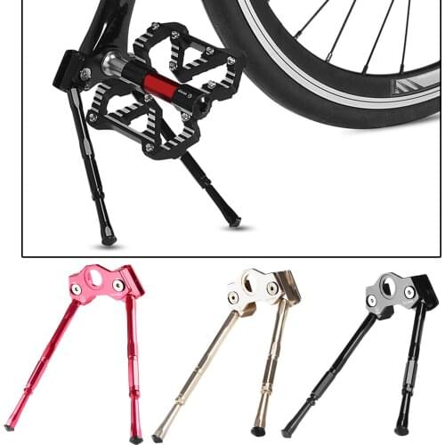 Mountain Bike Crank Kickstand Side Stand Support Foldable Bicycle Double Leg Kick Stand Rear Mount Support Stand