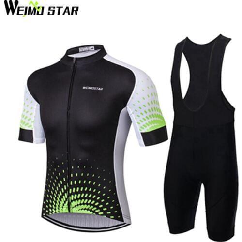 Weimostar Quick Dry Cycling Jersey GEL Pad Pro Team Short Sleeve Bike Bicycle Clothing Maillot Ropa Ciclismo Summer Sportswear