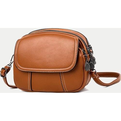 Women Crossbody Bag Simple Messenger Bags Small PU Leather Shoulder Bags Female Handbags Designer Purse Bolsas