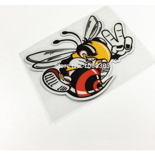 1PCS HF Hellalfush Auto Whole Body Car Sticker Decals Reflective for Super BEE 12x10cm