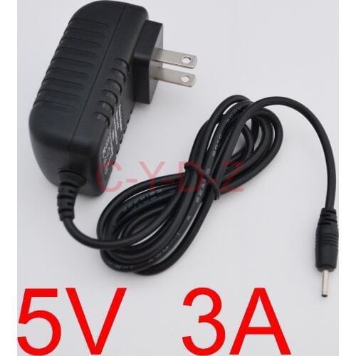 100PCS High quality AC 100V-240V Converter IC power Adapter DC 5V 3A 3000mA 15W Power Supply US Plug DC 2.5mm x 0.7mm New