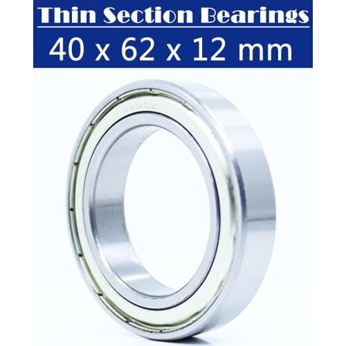 6908ZZ Bearing ABEC-1 ( 5 PCS) 40x62x12 mm Thin Section 6908 ZZ Ball Bearings 6908Z 61908 Z