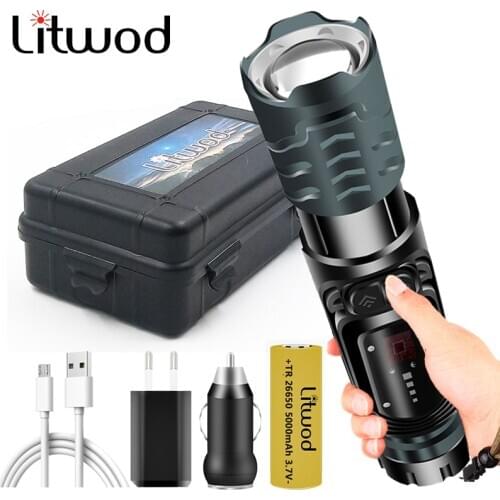 9-core XHP90.2 COB High Quality Led Flashlight USB Rechargeable Powerbank 18650 26650 Battery Torch Aluminum Zoomable Lantern