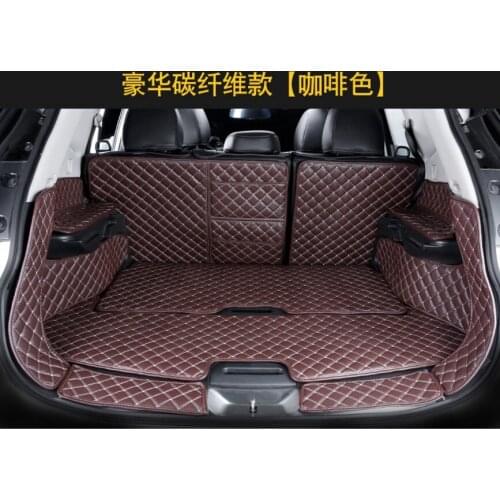 Car armrest box Back row anti kicking pad holster Artificial Leather For Nissan X-Trail X Trail T32 Rogue 2017