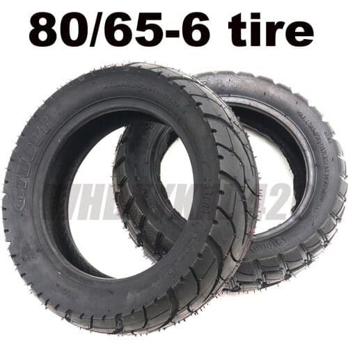 10x3 inch tubeless tire 80 / 65-6 outer tire 10 inch thickening off-road city wheel tire for electric scooter accessories