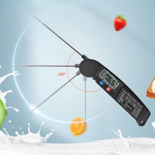 Digital Meat Thermometer Cooking Food Kitchen BBQ Probe Water Milk Oil Liquid Oven Digital Temperaure Meter Gauges