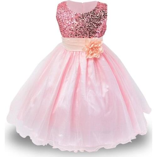 2-8 yrs teenagers Girls Dress Wedding Party Princess Christmas Dresse for girl Party Costume Kids Cotton Party girls Clothing