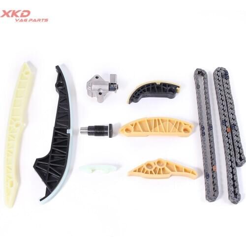 EA888 Engine 10 pcs Timing Chain Set For V-W J etta Golf EOS Passat A-udi A4 TT 1.8T/2.0T