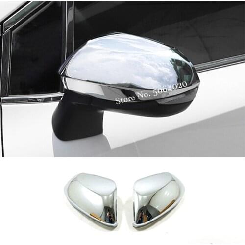 ABS Chrome For Toyota Yaris Cross 2020 accessories Car Side Door rearview mirror cover Cover Trim Sticker Car styling 2pcs