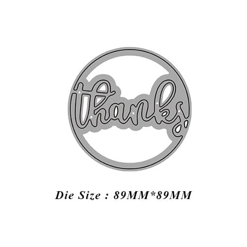 JMCRAFT 2021 Thanks English Alphabet#1 Metal Cutting Dies DIY Scrapbook Handmade Paper Craft Metal Steel Template Dies