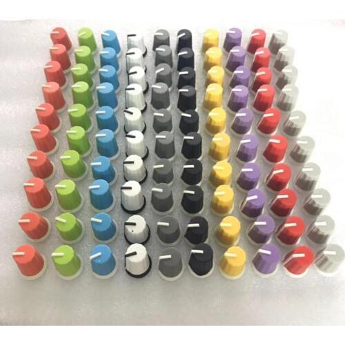 100pcs/lot EQ Cap Equalizer Knob / High School Bass Pot Knob Cap for Pioneer DJ MIXER DJM djm-2000 900 850 750 700 800