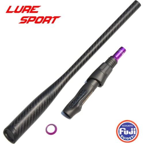 LureSport Triangle Butt WovenCarbon Grip FUJI TVSTS Reel Seat Rod Building Component Repair DIY Blank Accessory