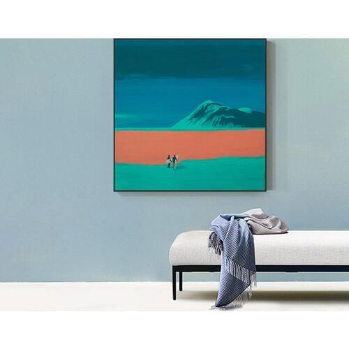 Renaissance Seaside Landscape Painting HD Vintage Wall Art Poster Print For Living Room Nordic Cuadros Salon Abstract Tableaux