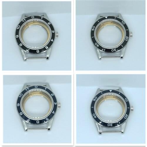 New Watch Accessories 41MM Cases 316Stainless Steel Sapphire Glass Visible Back Fit Miyota8215 ETA2836 Automatic Movement
