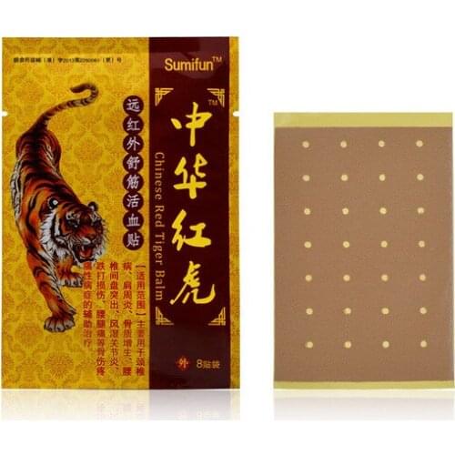 32 Pcs Tiger Balm Pain Patch Arthritis Joint Ache Back Pain Relieve Sticker Self-heating Herbs Medical Plaster Health Care