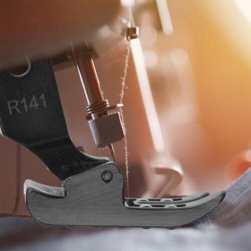 R141 Roller Presser Foot Flat Sewing Machine Roller Foot with 12 Rollers Sewing Machine Roller Presser Foot Accessory