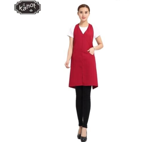 Salon Profession Hairdresser Fashion Work Apron Barber Assistant Coffee Restaurant Nail Shop Work Clothes Kitchen Cooking Apron
