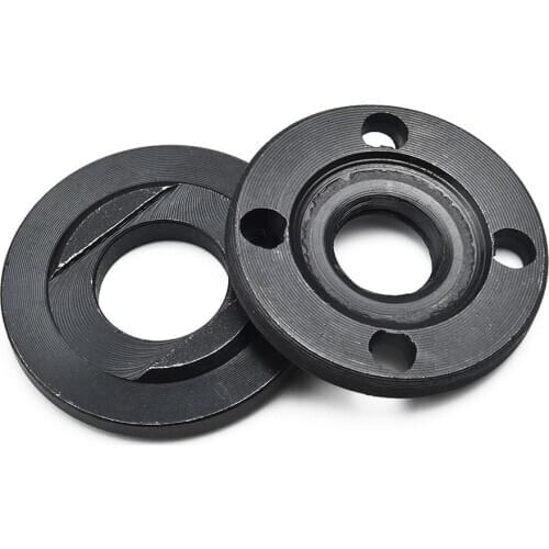 Thread Angle Grinder Flange 2pcs M14 Nut Set Tools Metal Replacement 14mm Spindle Thread Power Tool Grinders Steel Lock Nuts