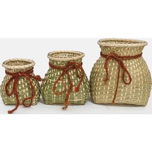 S/M/L Birds Nest Wall Hanging Basket Wicker Gardening Home Garden Wedding Wall Decoration Bamboo Wall Hanging Storage Basket