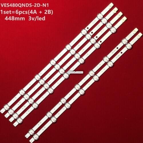 LED Backlight strip For 48HK6T64 48HK6T74 48HB6T72U VESTEL 48" UHD DRT VNB A/B-Type VES480QNDS-2D-N11