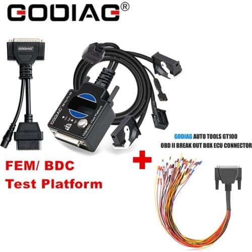 GODIAG FEM/ BDC Test Platform for BMW FEM/ BDC Programming and Godiag OBD2-DB25 Cable Works Together With Colorful Jumper Cable